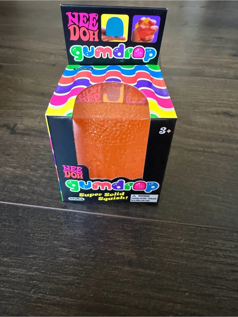 Schylling‎ Needoh Gumdrop Super Solid Squish - Orange